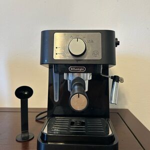 DeLonghi Black Espresso Machine